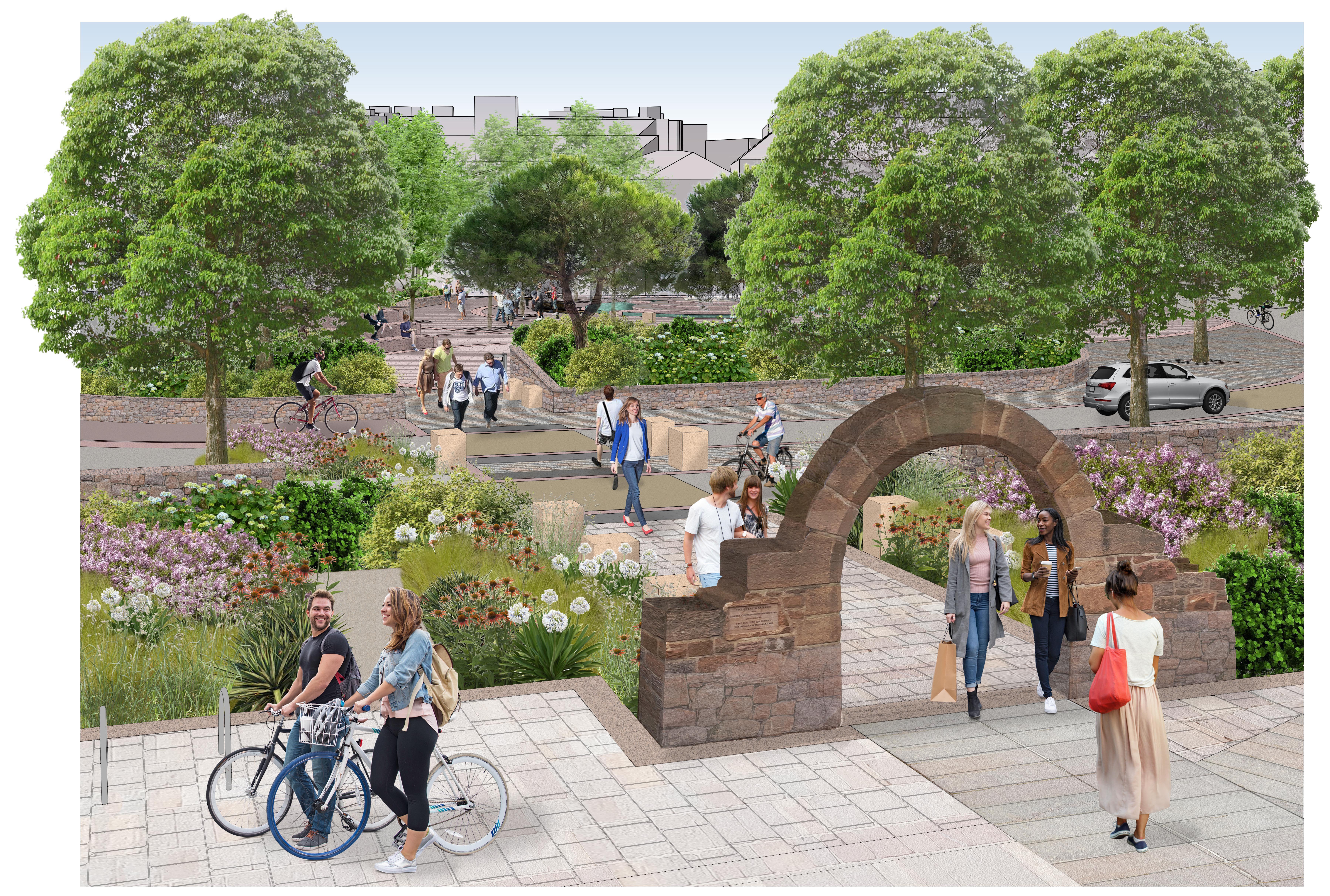 Landscape Architect - WWI Memorial Arch from Weighbridge Place